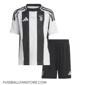 Juventus Replik Heimtrikot Kinder 2024-25 Kurzarm (+ Kurze Hosen)